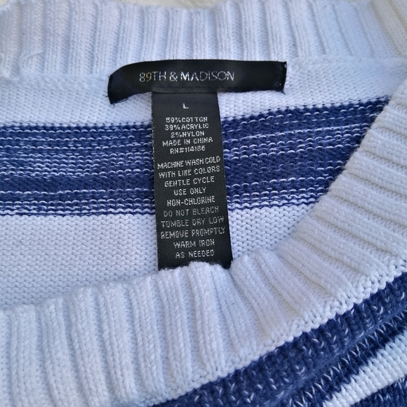 89th & Madison Sweater, Three Quarter Sleeves - Picture 5 of 7